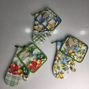 ΣΕΤ ΠΙΑΣΤΡΑ ΓΑΝΤΙ [σχεδ. floral ΤΥΠΩΤΟ ]